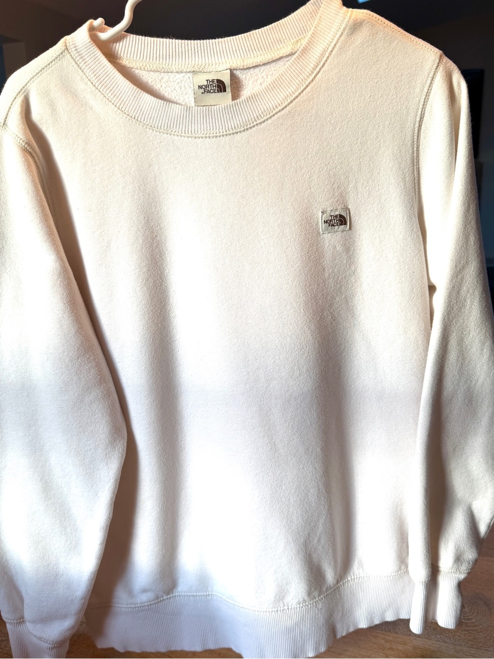 The North Face Women's Off-White Crewneck Sweatshirt